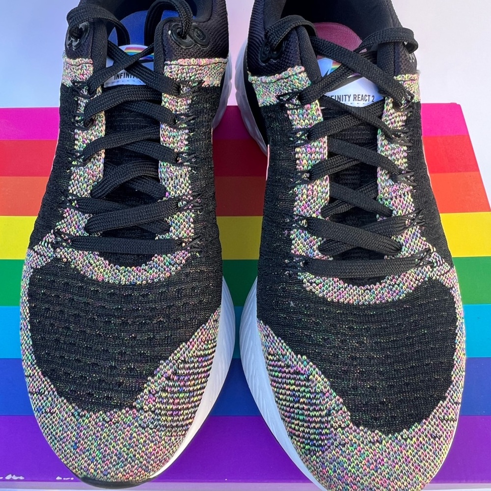 Nib Nike React Infinity Run Fk 2 Bt Pride Size 9 … - image 2